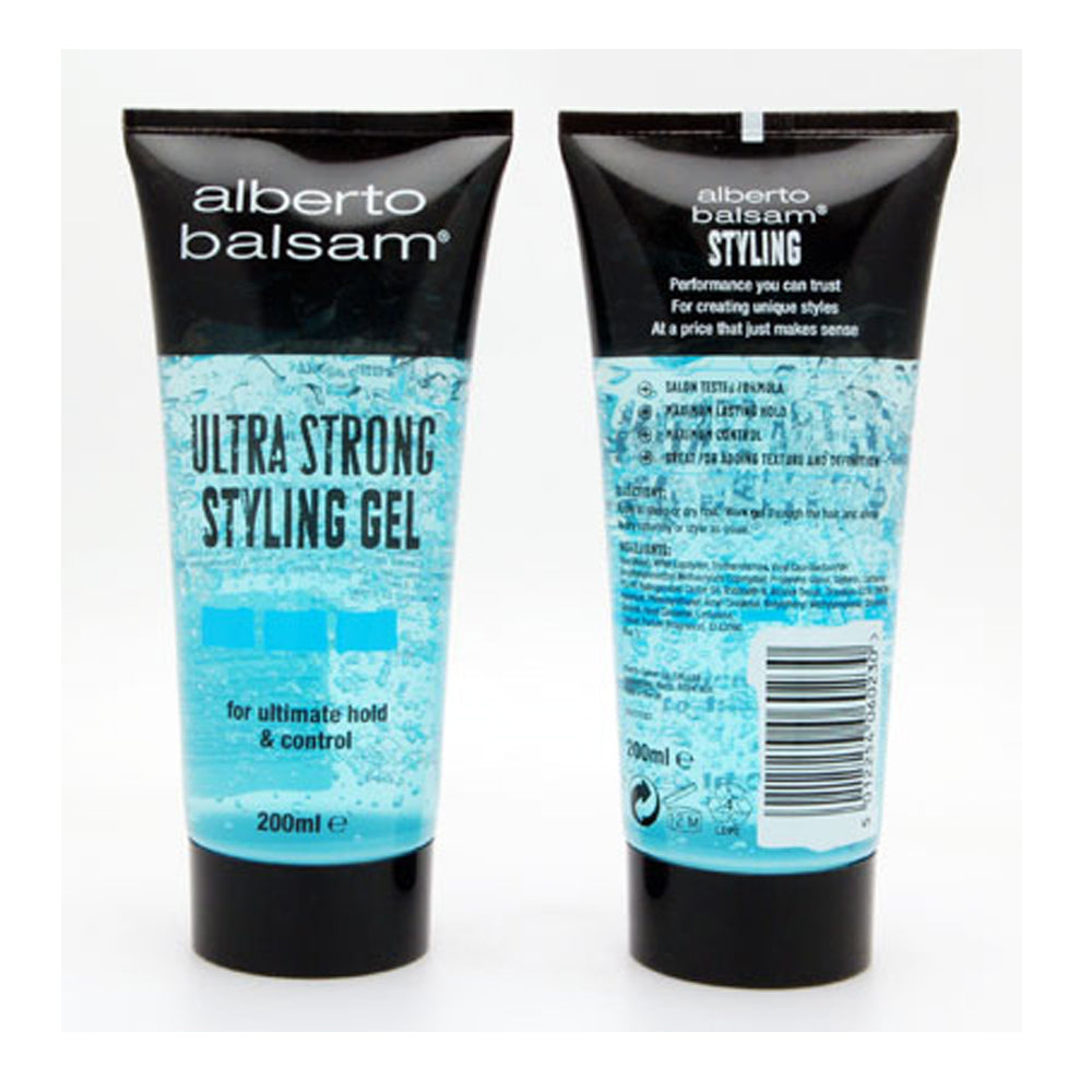 Alberto Balsam Ultra Strong Styling Gel 200ml | High Quality Hair Care Product Online - Product Image Alberto Balsam Ultra Strong Styling Gel 200ml | High Quality Hair Care Product Online - Product Image